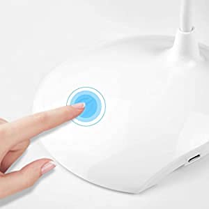 Battery Operated Table Lamp for Study LED Light, Touch Control Eye Caring, Desk Lamp for Work From Home, Portable Reading Light (Assorted Color, Plastic, Pack of 1)##5